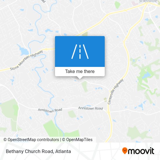 Mapa de Bethany Church Road