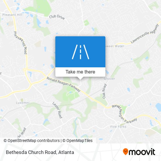 Mapa de Bethesda Church Road