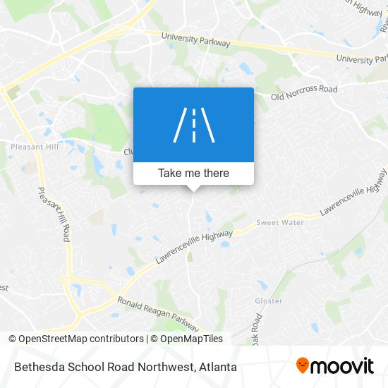 Mapa de Bethesda School Road Northwest