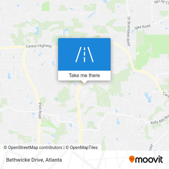 Mapa de Bethwicke Drive