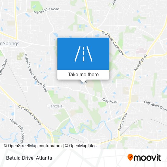 Mapa de Betula Drive