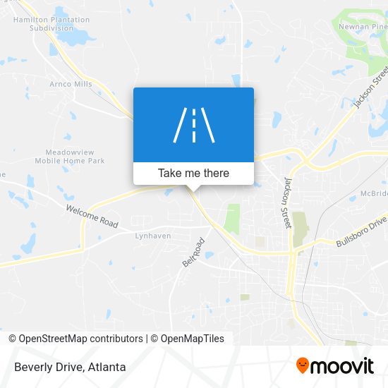 Mapa de Beverly Drive