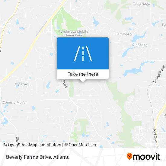 Beverly Farms Drive map