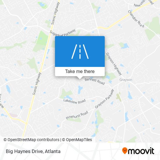 Mapa de Big Haynes Drive