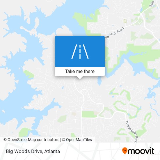 Big Woods Drive map