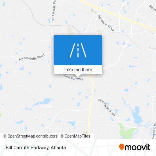 Bill Carruth Parkway map