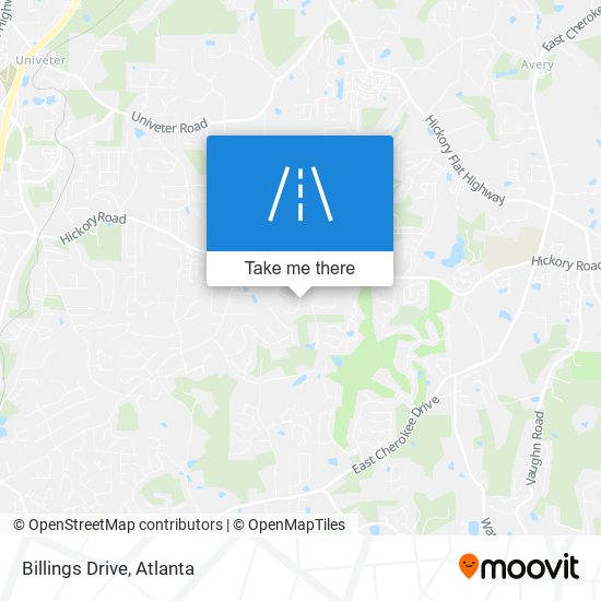 Mapa de Billings Drive