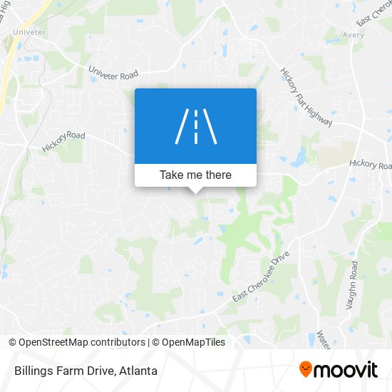 Mapa de Billings Farm Drive