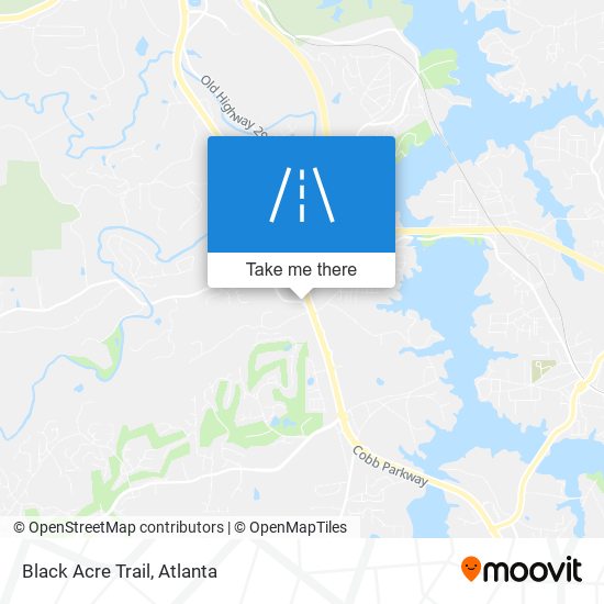 Mapa de Black Acre Trail