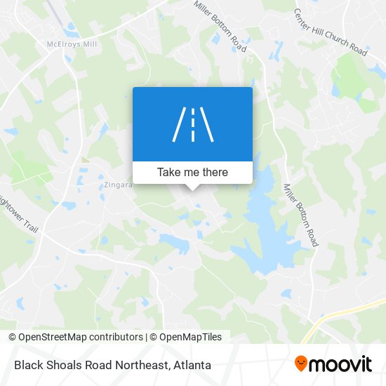 Mapa de Black Shoals Road Northeast