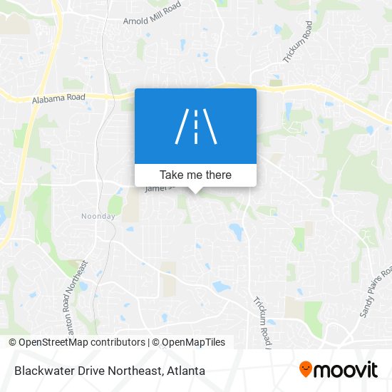 Mapa de Blackwater Drive Northeast