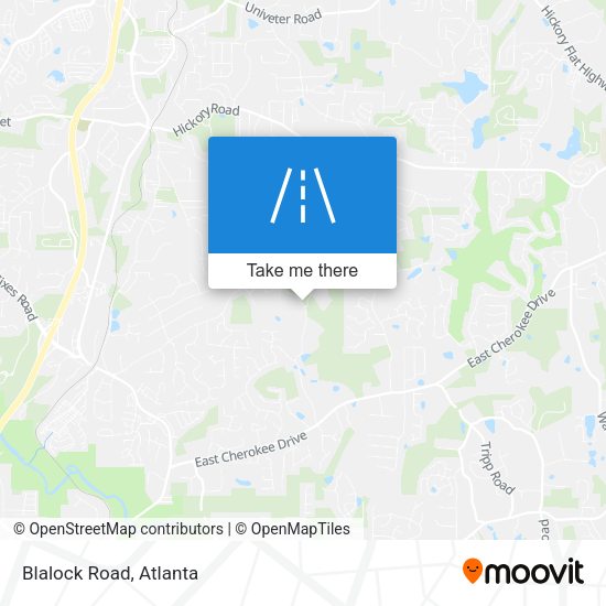Mapa de Blalock Road