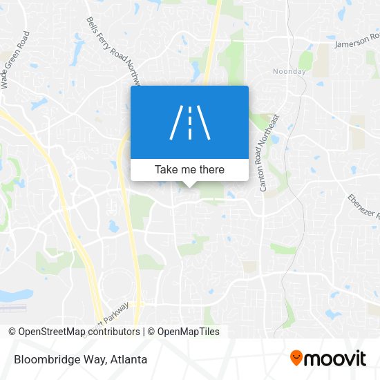 Mapa de Bloombridge Way