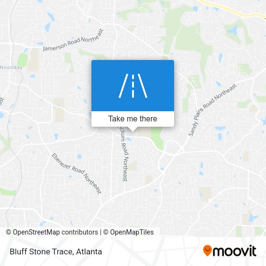 Mapa de Bluff Stone Trace