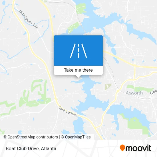 Boat Club Drive map