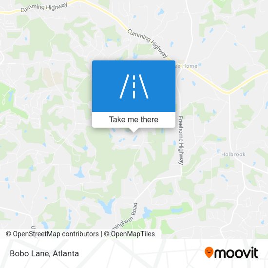 Mapa de Bobo Lane