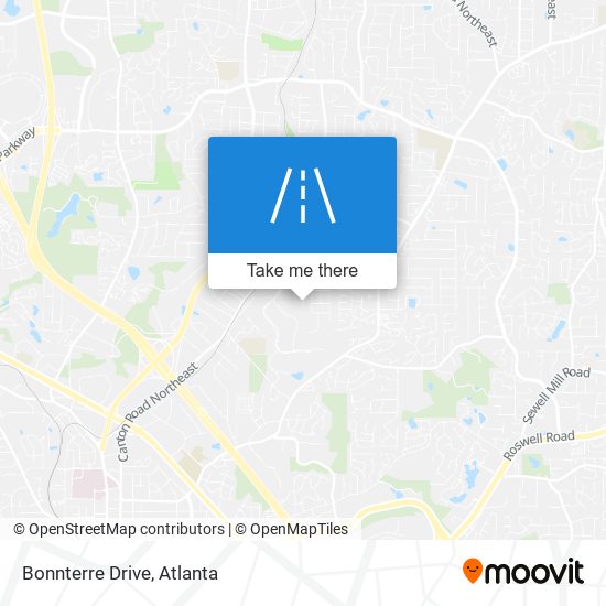 Bonnterre Drive map