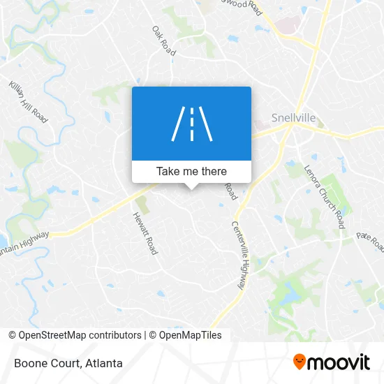 Boone Court map