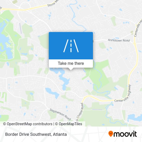 Mapa de Border Drive Southwest