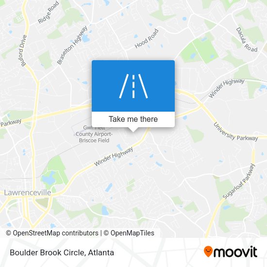 Mapa de Boulder Brook Circle