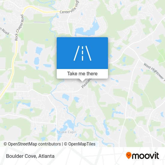 Mapa de Boulder Cove