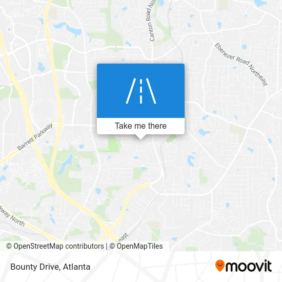 Bounty Drive map