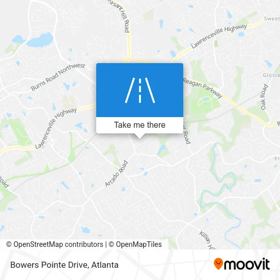Bowers Pointe Drive map