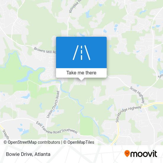 Mapa de Bowie Drive