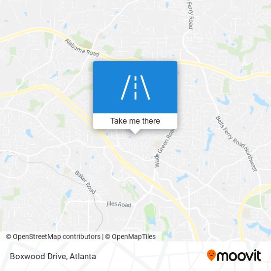 Boxwood Drive map