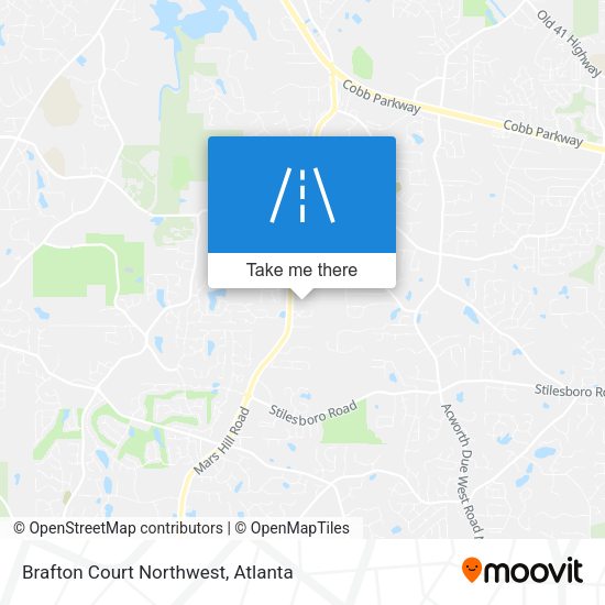 Brafton Court Northwest map