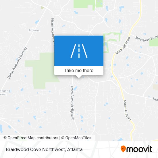Braidwood Cove Northwest map