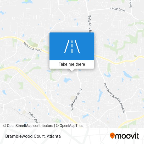 Mapa de Bramblewood Court