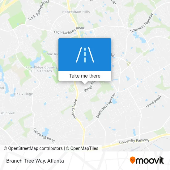 Branch Tree Way map