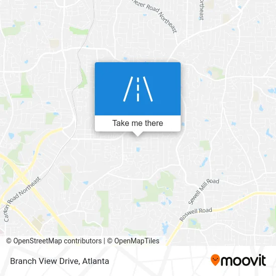Branch View Drive map