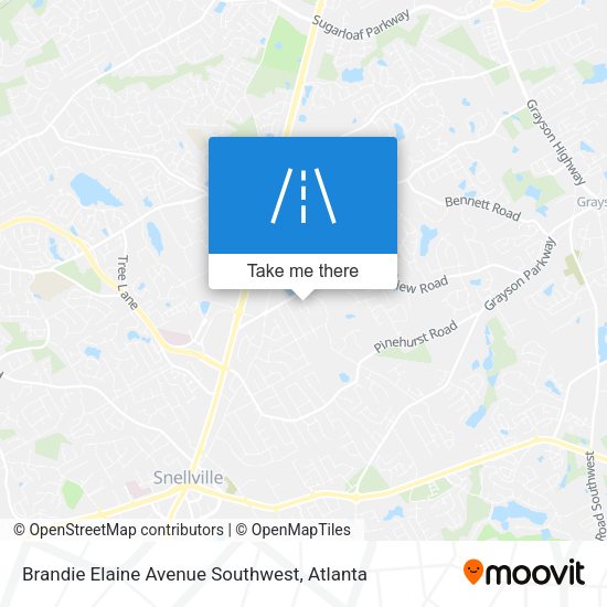 Brandie Elaine Avenue Southwest map