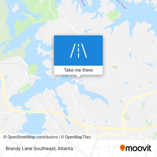 Brandy Lane Southeast map