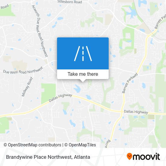 Brandywine Place Northwest map
