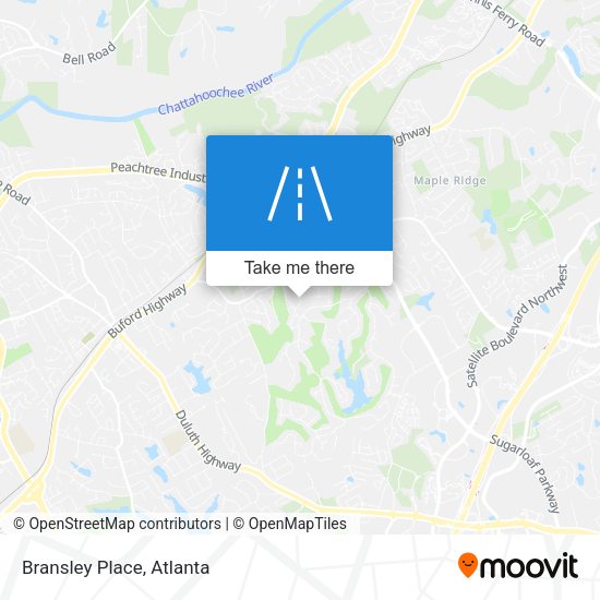 Mapa de Bransley Place