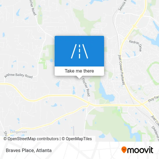 Braves Place map