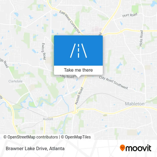 Brawner Lake Drive map