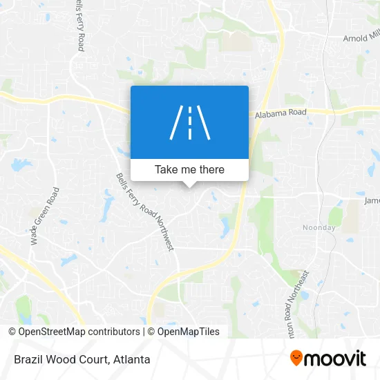 Brazil Wood Court map