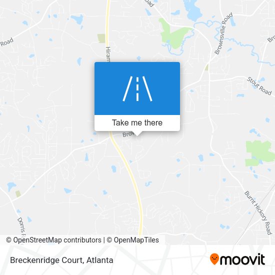 Mapa de Breckenridge Court