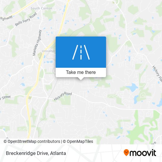 Mapa de Breckenridge Drive