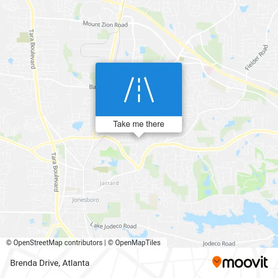 Brenda Drive map