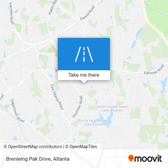 Mapa de Brenleing Pak Drive