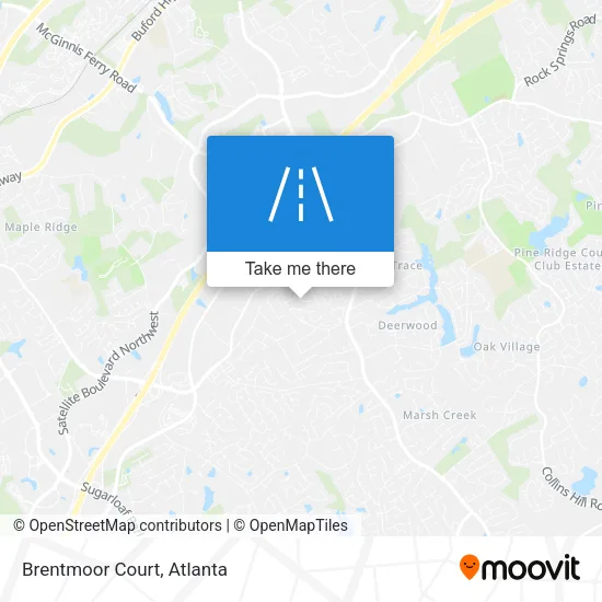 Brentmoor Court map