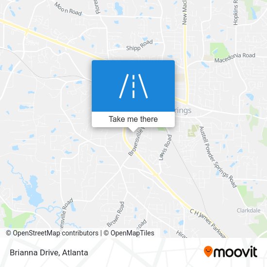 Mapa de Brianna Drive