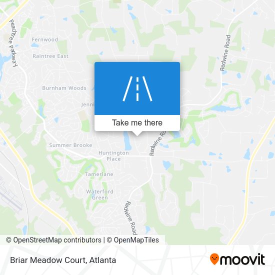 Mapa de Briar Meadow Court
