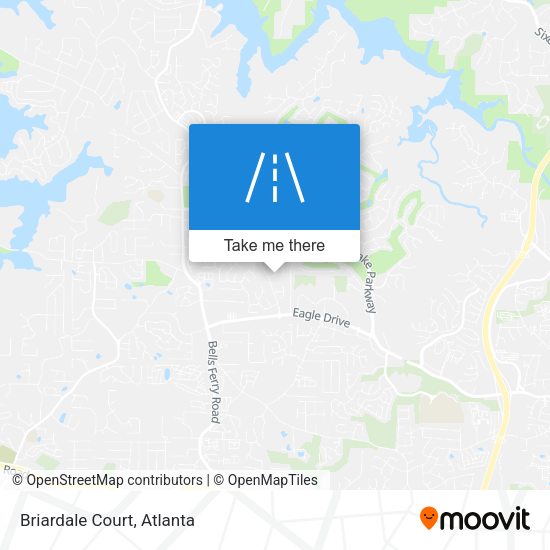 Mapa de Briardale Court