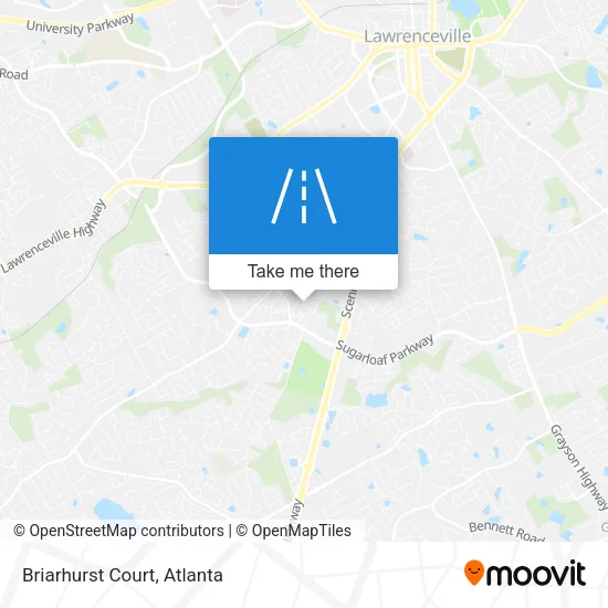 Briarhurst Court map
